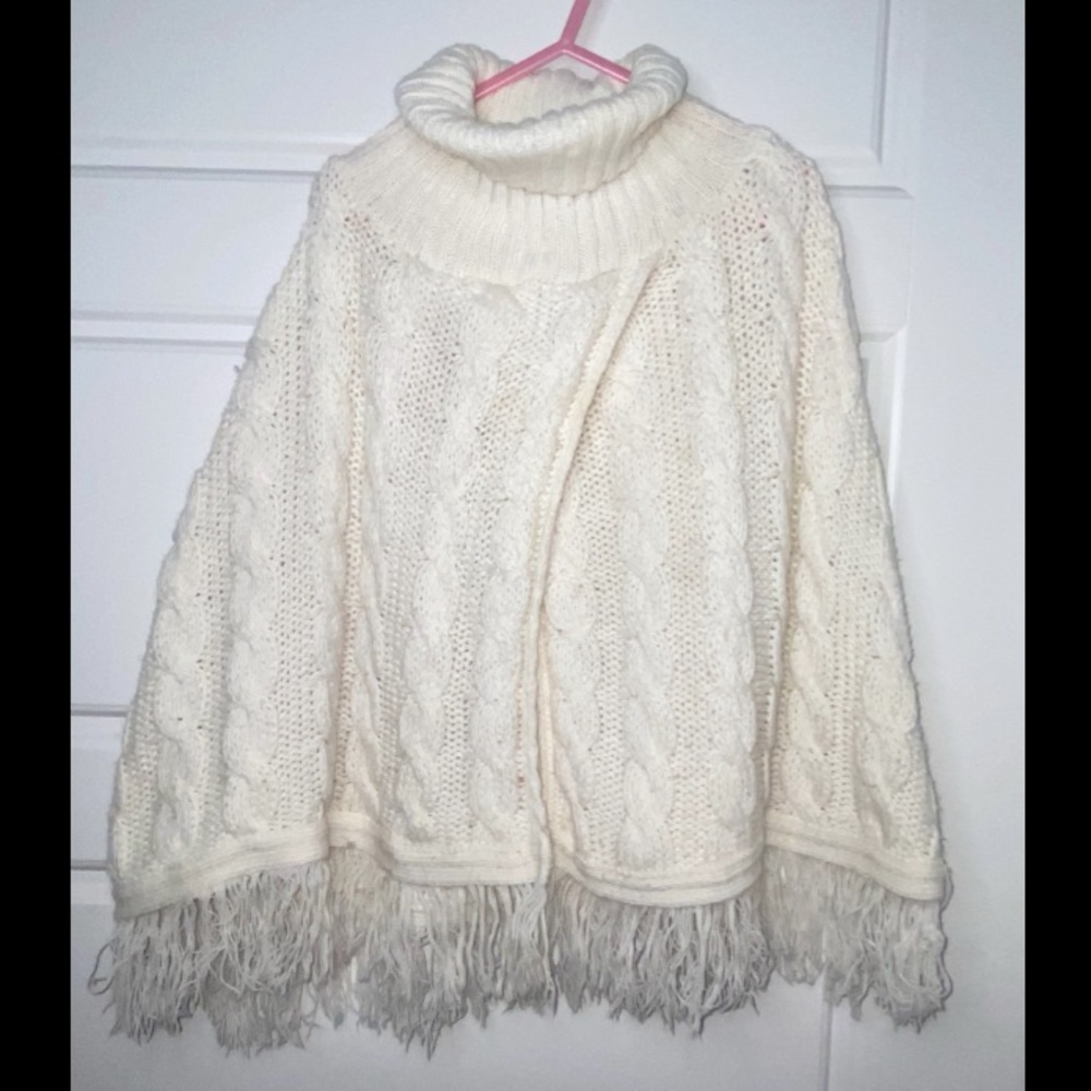 Girls white shawl